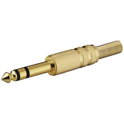 Kabel vergoldete Stecker Klinke Male > Female Mono/Stereo