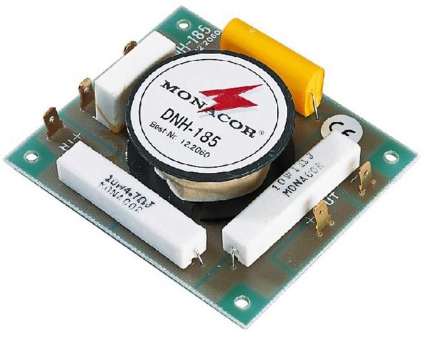 Monacor DNH-185 Frequenzweiche Mono-Hochpass für 8 Ω 250 Watt