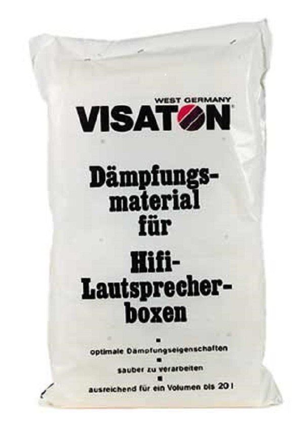 Visaton Dämpfungsmaterial Polyesterwolle 2 Matten 20 Liter
