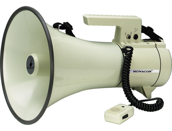 Monacor TM-35 Megafon Handmikrofon mit Spiralkabel