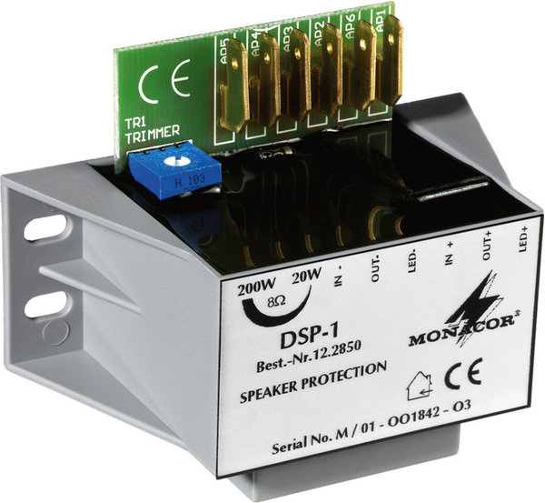 Monacor DSP-1 Mono-Lautsprecher-Schutzmodul