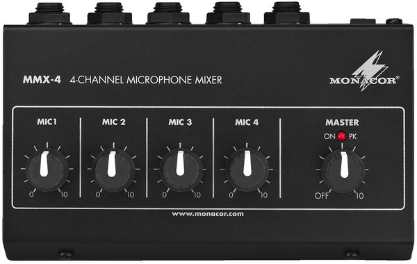 IMG Stage Line MMX-4 Miniatur-Mikrofon-Mischer