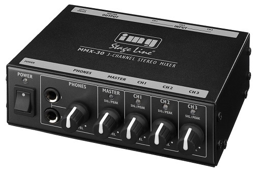 IMG Stage Line MMX-30 Kompakter 3-Kanal-Stereo