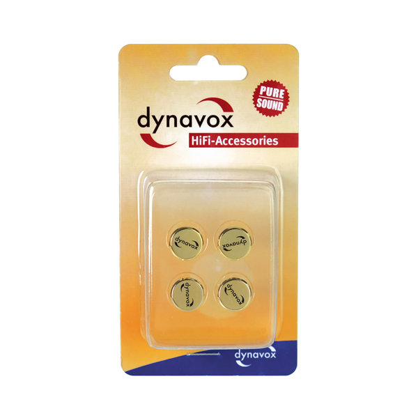 Dynavox 4 Cinch-Schutzkappen 24k vergoldet